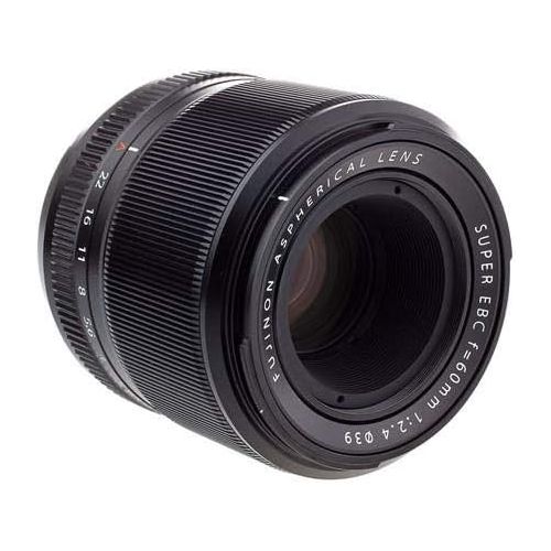 후지필름 Fujifilm XF 60mm f/2.4 R Macro Lens - Bundle with Joby GorillaPod 3K Kit Black, Cleaning Kit, Microfiber Cloth
