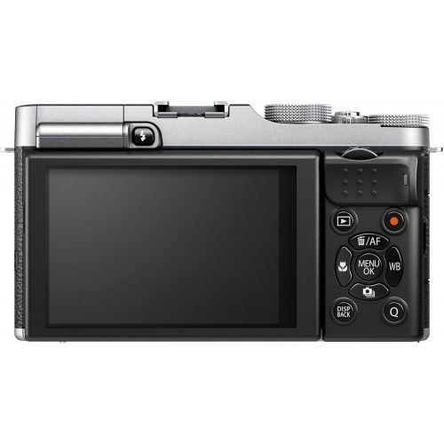 후지필름 Fujifilm X-M1 Compact System 16MP Digital Camera with 3-Inch LCD Screen - Body Only (Silver)