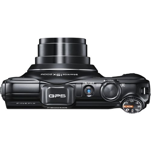 후지필름 Fujifilm FinePix F600EXR 16 MP Digital Camera with CMOS Sensor and 15x Optical Zoom (Black)