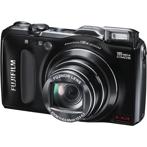 후지필름 Fujifilm FinePix F600EXR 16 MP Digital Camera with CMOS Sensor and 15x Optical Zoom (Black)