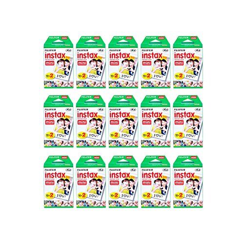 후지필름 300 Prints Fujifilm instax Mini Film for Fuji 25 50s 7s, 8, 90 & 300 Mini Camera