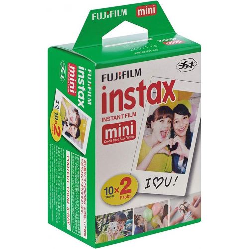 후지필름 Fujifilm 16654762 Instax Mini 11 Instant Film Camera, Sky Blue Bundle with Fujifilm Instax Mini Series 108 Photo Wallet Album and Instax Mini Twin Pack Picture Format Instant Dayli