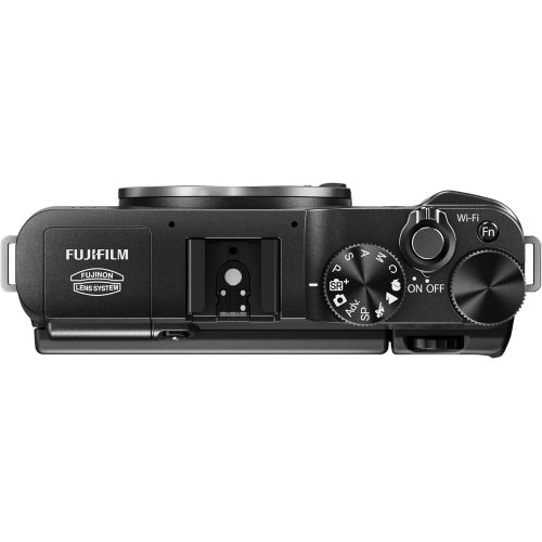 후지필름 Fujifilm X-M1 Compact System 16MP Digital Camera Kit with 16-50mm Lens and 3-Inch LCD Screen (Black)