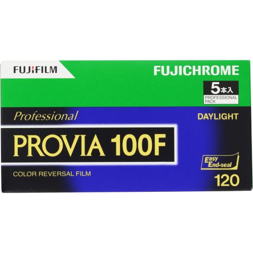 후지필름 FUJIFILM Fujichrome Provia 100F Professional RDP-III Color Transparency Film (120 Roll Film, 5 Pack)