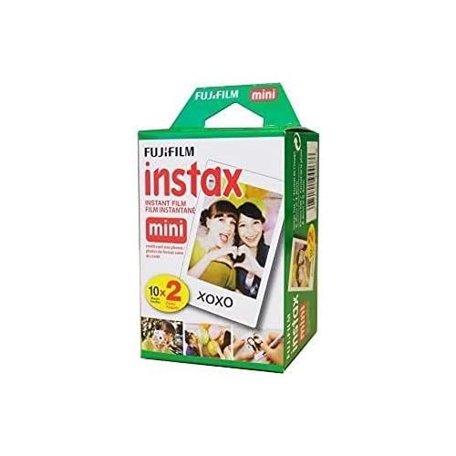 후지필름 Fujifilm Instax Mini 11 Camera with Fuji Instant Film Twin Pack + Sky Blue Case, Album, Stickers, and More (Blue)