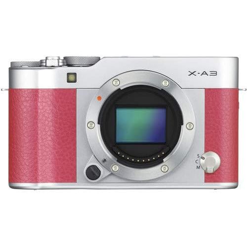 후지필름 Fujifilm X-A3 Mirrorless Digital Camera Body Only (Pink) (Kit Box)
