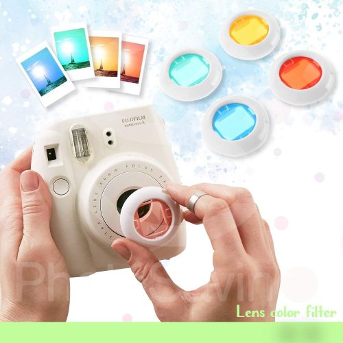 후지필름 FUJIFILM INSTAX Mini Instant Film (X2) (40 Exposures) + FUJIFILM INSTAX Ice Blue 168 Piece Accessory Bundle W/Camera Case, Selfie Lens, Photo Album, Decorative Stickers, Frames & M