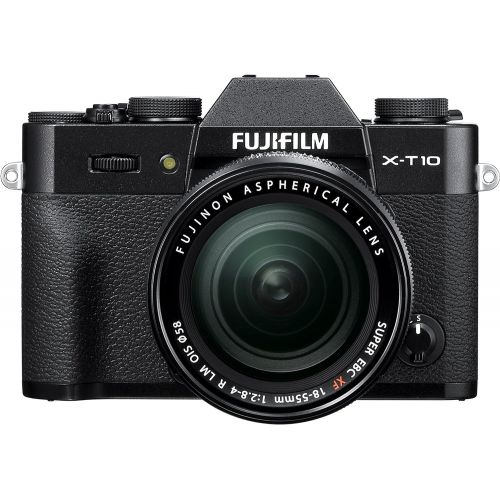 후지필름 Fujifilm X-T10 Black Mirrorless Digital Camera Kit with XF18-55mm F2.8-4.0 R LM OIS Lens (Old Model)