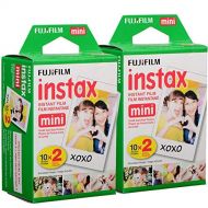 Fujifilm Instax Mini Twin Film Pack (Two Pack) 2-Pack (40 Exposures)