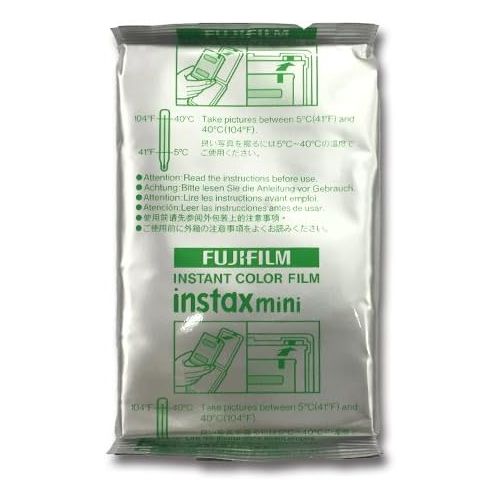 후지필름 Fujifilm INSTAX Mini Instant Film 5 Pack 50 Sheets (White) for Fujifilm Mini 8 and Mini 9 Cameras