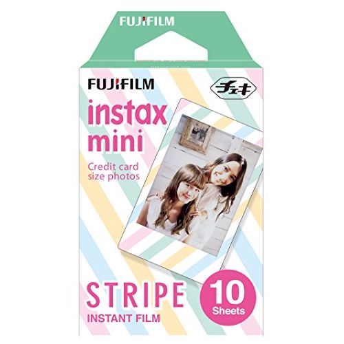 후지필름 Fujifilm Instax Mini Stripe Instant Film (Multi-Color)