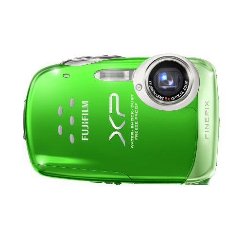 후지필름 Fujifilm FinePix XP10 12 MP Waterproof Digital Camera with 5x Optical Zoom and 2.7-Inch LCD (Green)