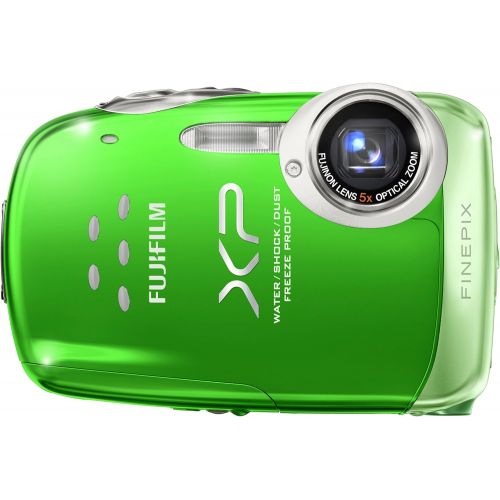 후지필름 Fujifilm FinePix XP10 12 MP Waterproof Digital Camera with 5x Optical Zoom and 2.7-Inch LCD (Green)