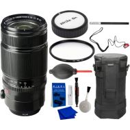 Fujifilm Fujinon XF 50-140mm F2.8 R LM OIS WR Lens Bundle with DHD Protection Filter, Deluxe Lens Case, Cleaning Kit, Rear LensCap, Dust Blower, Lens Cap Leash | Fuji XF50-140mm Le