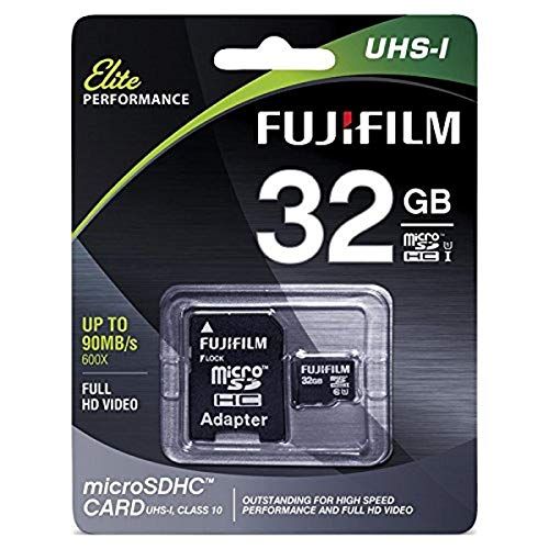 후지필름 Fujifilm Elite 32GB microSDHC Class 10 UHS-1 Flash Memory Card 600x / 90MB/s