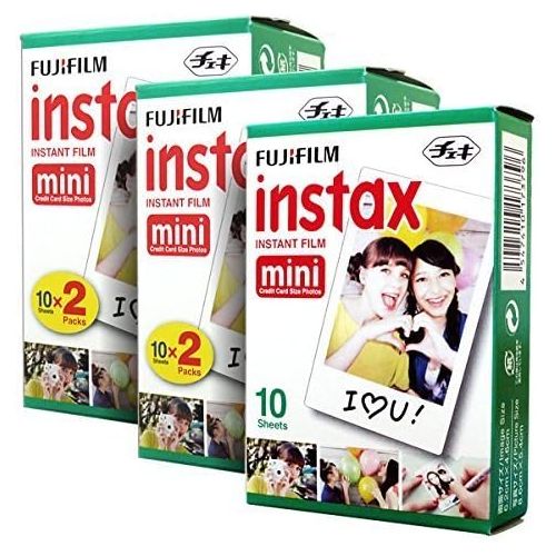 후지필름 Fujifilm Instax Mini Instant Film for Fujifilm 7s 8 9 11 25 70 SP-1 SP-2 Camera Printer (50 Films)