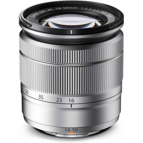 후지필름 Fujifilm XC 16-50mm F3.5-5.6 OIS Zoom Camera Lens, Silver