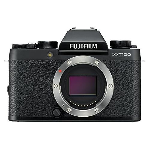 후지필름 Fujifilm X-T100 Mirrorless Digital Camera, Black (Body Only)