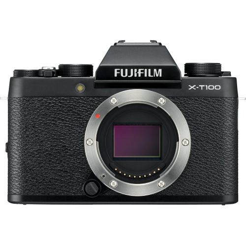 후지필름 Fujifilm X-T100 Mirrorless Digital Camera, Black (Body Only)