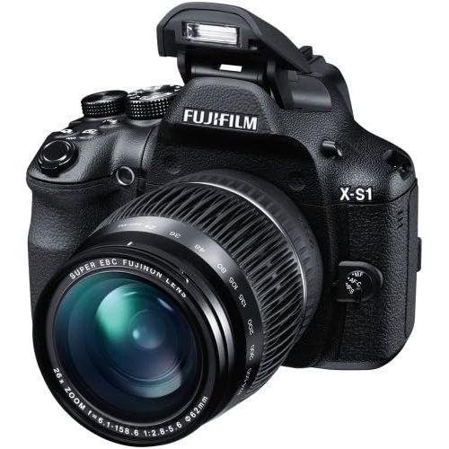 후지필름 Fujifilm X-S1 12MP EXR CMOS Digital Camera with Fujinon F2.8 to F5.6 Telephoto Lens and Ultra-Smooth 26x Manual Zoom (24-624mm)