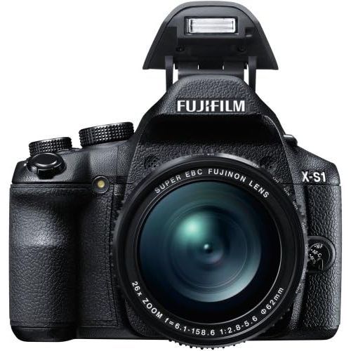 후지필름 Fujifilm X-S1 12MP EXR CMOS Digital Camera with Fujinon F2.8 to F5.6 Telephoto Lens and Ultra-Smooth 26x Manual Zoom (24-624mm)