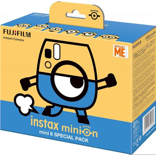 후지필름 Fujifilm Instax Mini 8 Minion Instant Photos Film Camera (Japan Import)