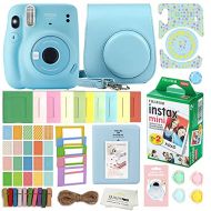 Fujifilm Mini 11 Instant Camera with Case, 20 Fuji Films, Decoration Stickers, Frames, Photo Album and Accessory kit