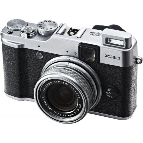 후지필름 Fujifilm X20 12 MP Digital Camera with 2.8-Inch LCD (Silver)