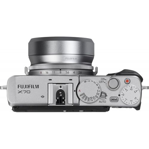 후지필름 Fujifilm LH-X70 Metal Lens Hood for X70 (Silver)