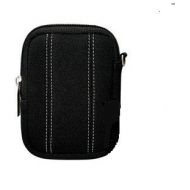 Fujifilm Neoprene Cushioned Compact Camera Pouch for T350, AX550, Z90, JX500, and more (Black)