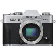 Fujifilm X-T20 Mirrorless Digital Camera, Silver (Body Only)