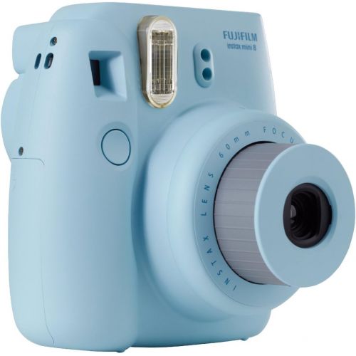 후지필름 Fujifilm FU64-MINI8BLK20 INSTAX MINI 8 Camera and Film Kit with 20 Exposures (Blue)