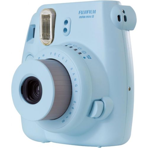 후지필름 Fujifilm FU64-MINI8BLK20 INSTAX MINI 8 Camera and Film Kit with 20 Exposures (Blue)