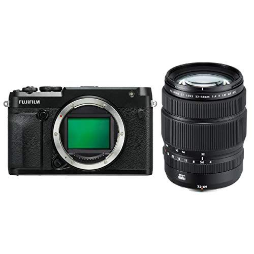 후지필름 Fujifilm GFX 50R Medium Format Mirrorless Camera GF 32-64mm f/4 R LM WR Wide-Angle Zoom Lens