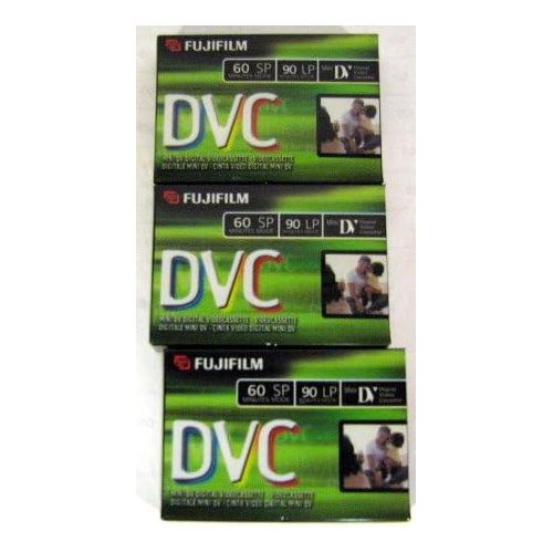후지필름 Fujifilm DVC DVM60 3 Pack Mini DV Tapes