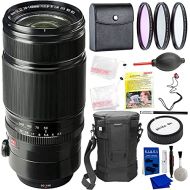 Fujifilm Fujinon XF 50-140mm F2.8 R LM OIS WR Lens Bundle with 3PC Filter Kit, Deluxe Lens Case, 2 X Camera Rain Sleeve, Rear Lens Cap + More | Fuji XF50-140mm Camera Lens (Fujifil