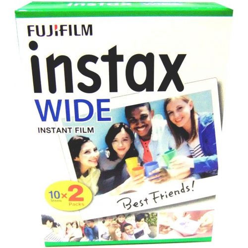 후지필름 Fujifilm Fuji Instax Wide Film Pack of 40 Exhibitions for Polaroid 210 200 Camera