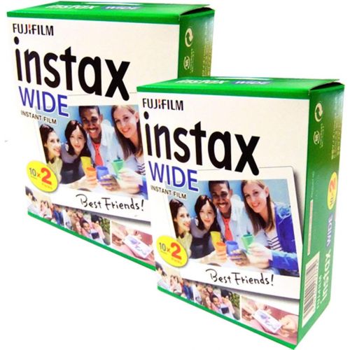 후지필름 Fujifilm Fuji Instax Wide Film Pack of 40 Exhibitions for Polaroid 210 200 Camera