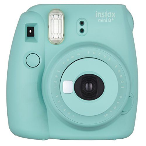 후지필름 Fujifilm Instax Mini 8+ (Mint) Instant Film Camera + Self Shot Mirror for Selfie Use - International Version (No Warranty)