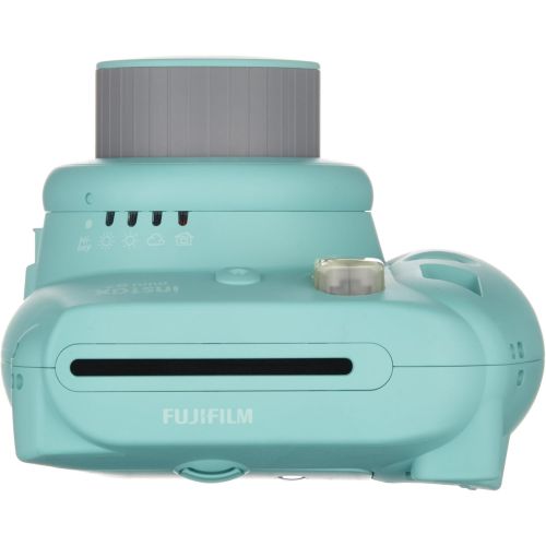 후지필름 Fujifilm Instax Mini 8+ (Mint) Instant Film Camera + Self Shot Mirror for Selfie Use - International Version (No Warranty)