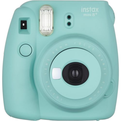 후지필름 Fujifilm Instax Mini 8+ (Mint) Instant Film Camera + Self Shot Mirror for Selfie Use - International Version (No Warranty)