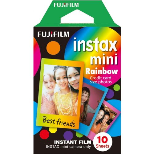 후지필름 Fujifilm Instax Mini Rainbow Instant Film [International Version]