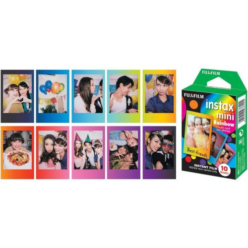 후지필름 Fujifilm Instax Mini Rainbow Instant Film [International Version]