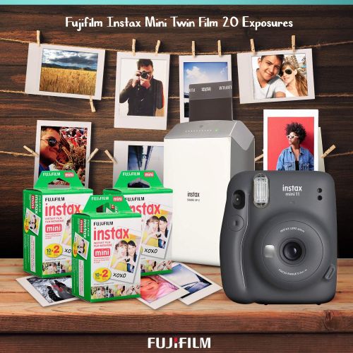후지필름 FUJIFILM INSTAX Mini Instant Film (20 Exposures) and Funky Film Frames