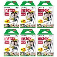 Fujifilm Instax Mini Instant Film (6 Twin Packs, 120 Total Pictures) for Instax Cameras