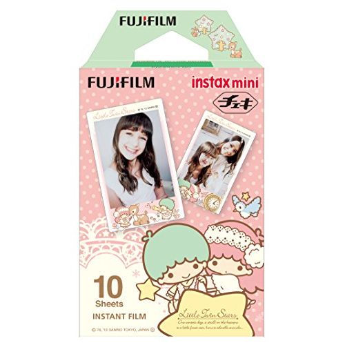후지필름 Fujifilm 1 X Fuji Instax Mini Films Usable with Polaroid Mio & 300 - Lomo Diana Instant Back - Little Twin Stars -