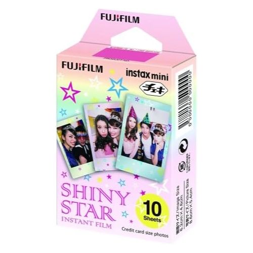 후지필름 Fujifilm Instax Mini 8 Film for Fujifilm instax Mini 8 Camera 2-Pack (20 Sheets) Shiny Star …