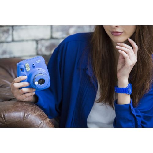 후지필름 Fujifilm Instax Mini 9 Instant Camera, Cobalt Blue