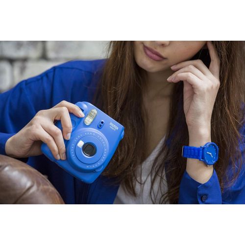 후지필름 Fujifilm Instax Mini 9 Instant Camera, Cobalt Blue