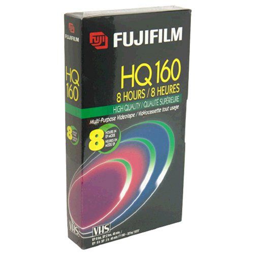 후지필름 Fujifilm Fuji 23021161 Standard Grade VHS Video Tape (8 Hrs.)